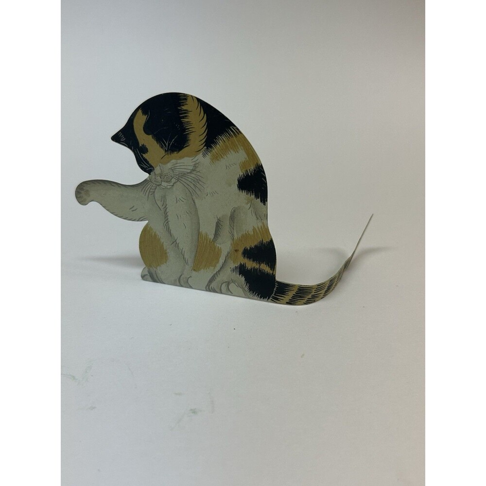 Kitty Ohio Wholesale Cute Cat Bendable Tail Vintage Rare Cottage Core Metal